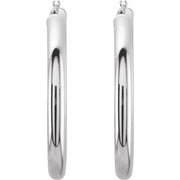 Tube Hoop Earrings