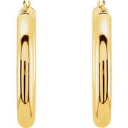 Tube Hoop Earrings