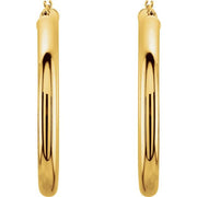 Tube Hoop Earrings