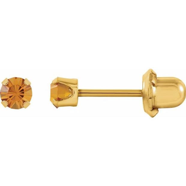 InvernessÂ® Piercing Birthstone Stud Earrings