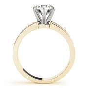 14K Yellow Gold 1.5ctw Single Row Diamond Ring