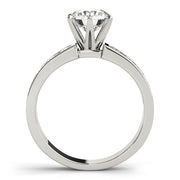 1.0 CT Round Diamond Engagement Ring