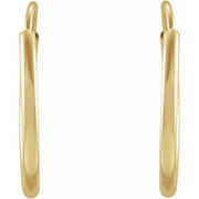 Flexible Endless Tube Hoop Earrings