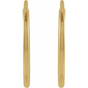 Flexible Endless Tube Hoop Earrings
