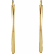 Flexible Endless Tube Hoop Earrings