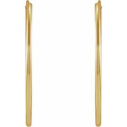 Flexible Endless Tube Hoop Earrings