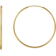 Flexible Endless Tube Hoop Earrings