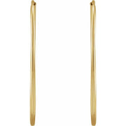 Flexible Endless Tube Hoop Earrings