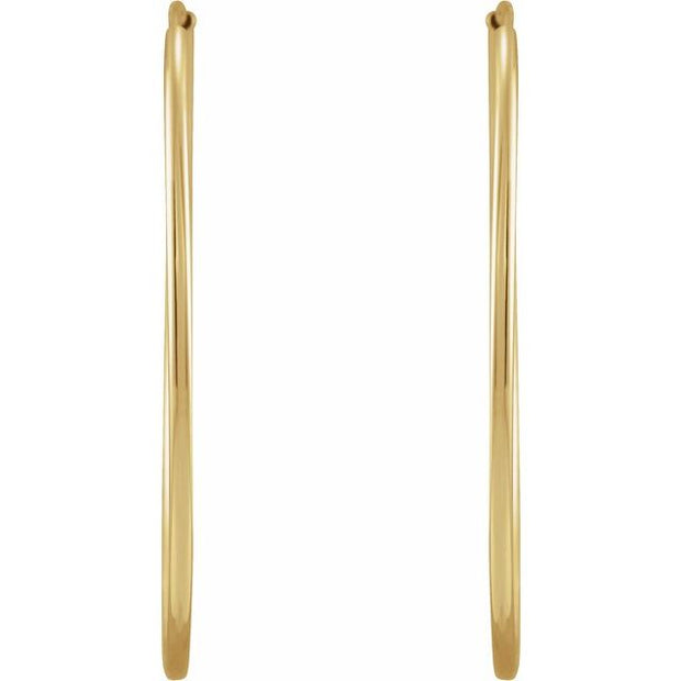 Flexible Endless Tube Hoop Earrings