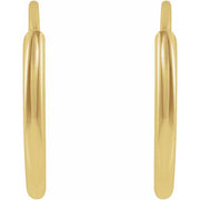 Flexible Endless Tube Hoop Earrings