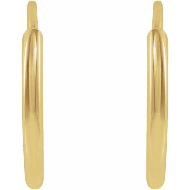 Flexible Endless Tube Hoop Earrings