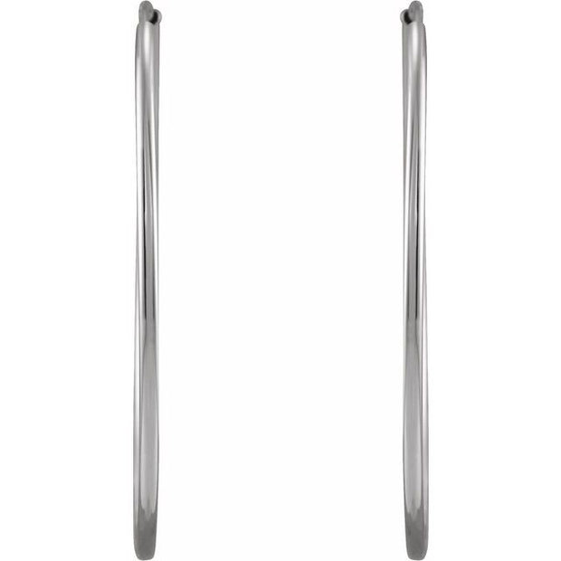 Flexible Endless Tube Hoop Earrings