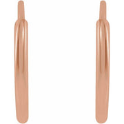 Flexible Endless Tube Hoop Earrings