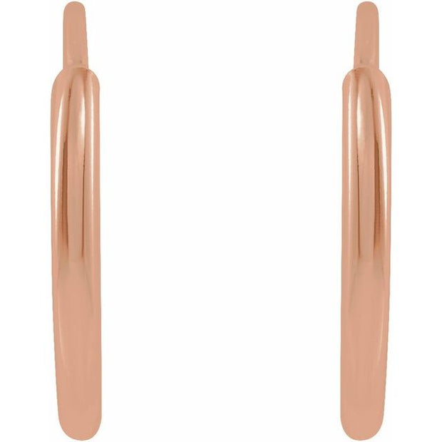 Flexible Endless Tube Hoop Earrings