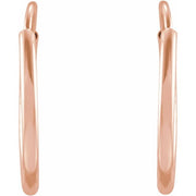 Flexible Endless Tube Hoop Earrings