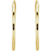 Endless Tube Hoop Earrings