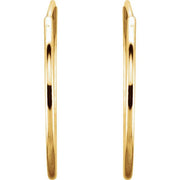 Endless Tube Hoop Earrings