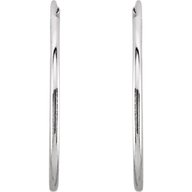 Endless Tube Hoop Earrings