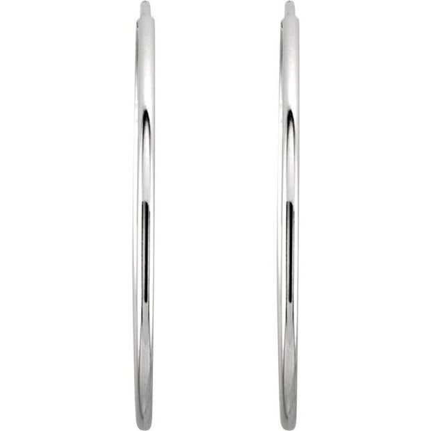 Endless Tube Hoop Earrings