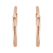 Endless Tube Hoop Earrings