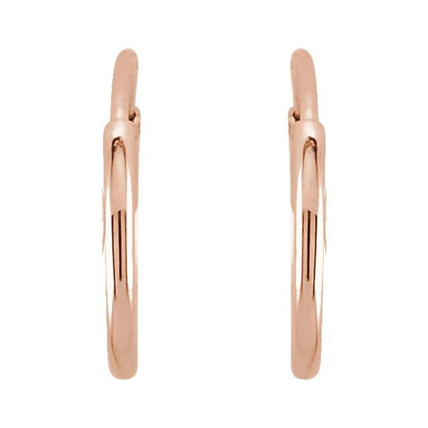 Endless Tube Hoop Earrings