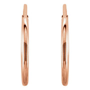 Endless Tube Hoop Earrings