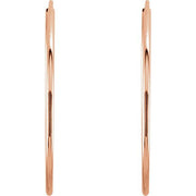 Endless Tube Hoop Earrings