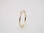 Pearl Crescent Moon Ring