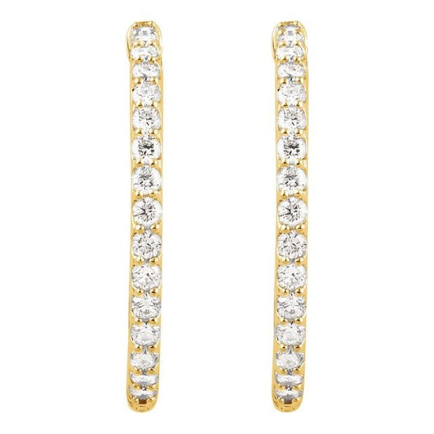 Inside-Outside Hoop Earrings