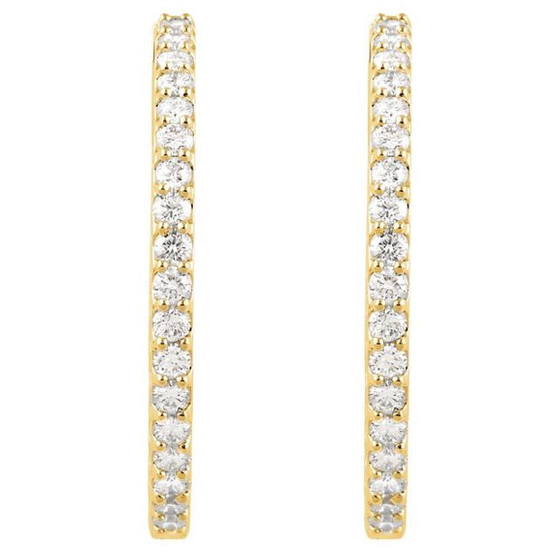 Inside-Outside Hoop Earrings