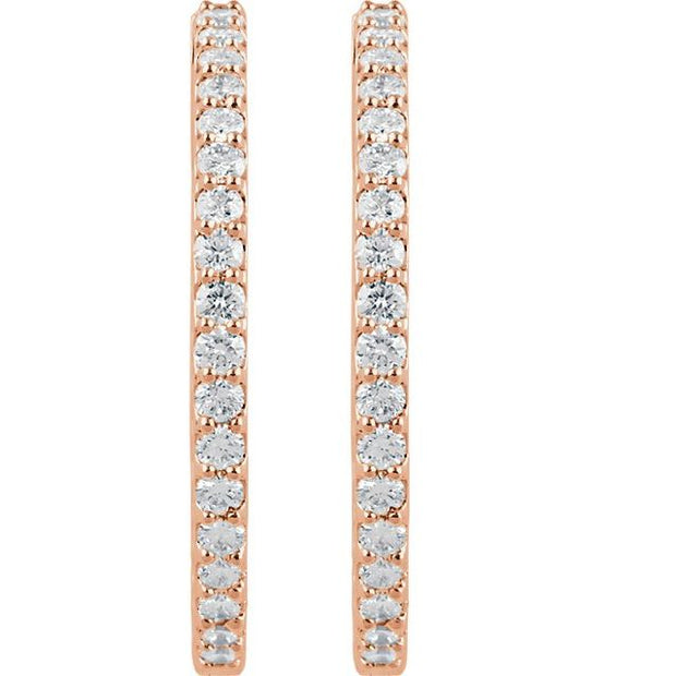 Inside-Outside Hoop Earrings