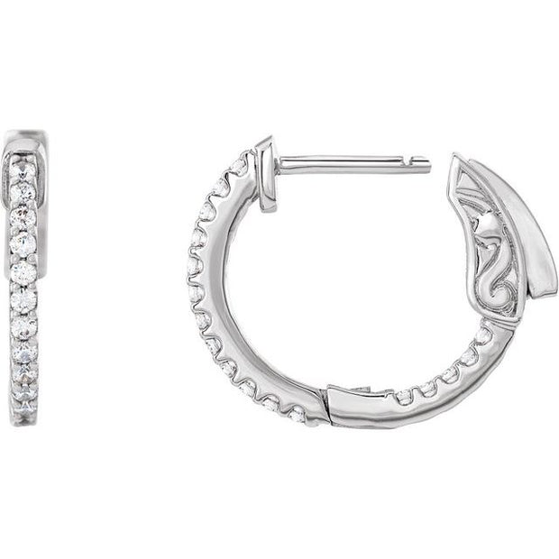 Inside-Outside Hoop Earrings