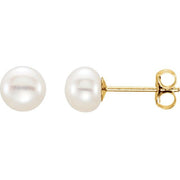 Pearl Stud Earrings