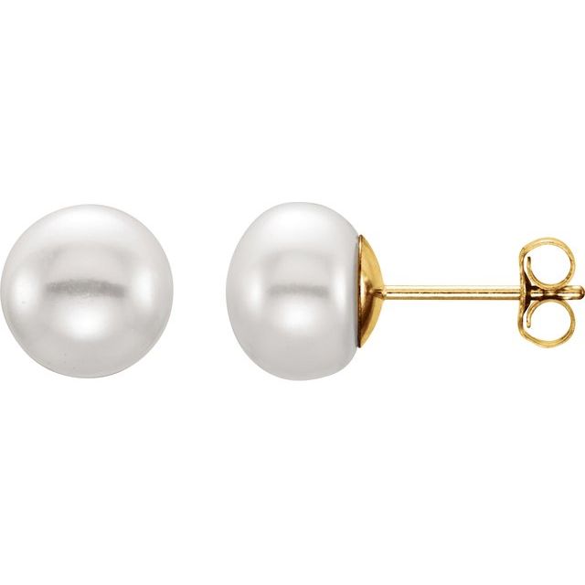 Pearl Stud Earrings