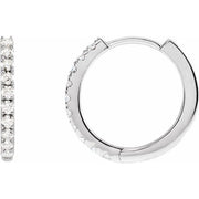 Lab-Grown Diamond Hoop Earrings