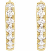 Lab-Grown Diamond Hoop Earrings