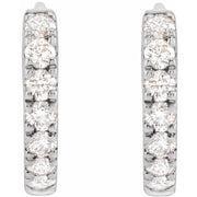 Lab-Grown Diamond Hoop Earrings