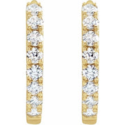 Lab-Grown Diamond Hoop Earrings