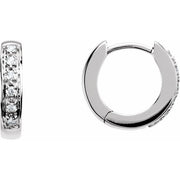 Accented Hoop Earrings