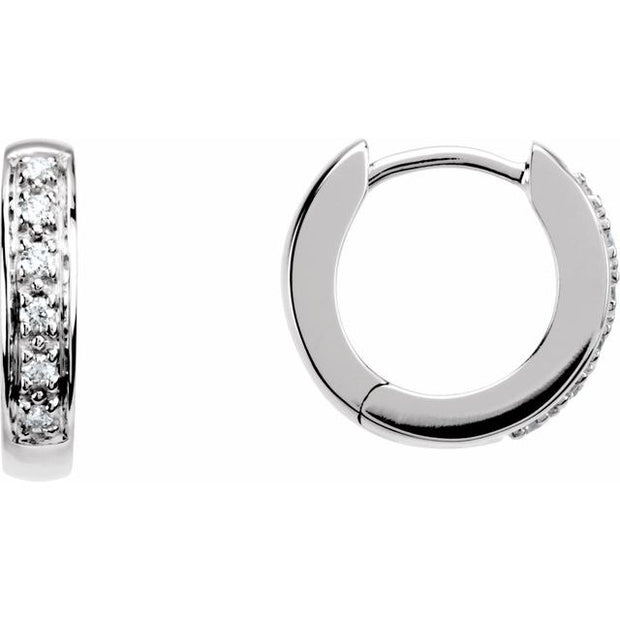 Accented Hoop Earrings