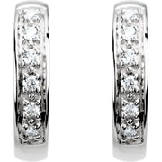 Accented Hoop Earrings