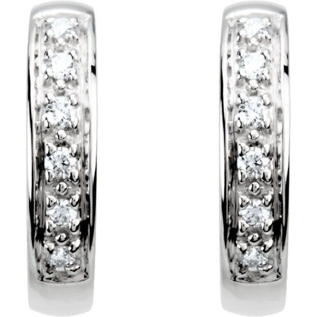 Accented Hoop Earrings