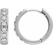 Accented Hoop Earrings