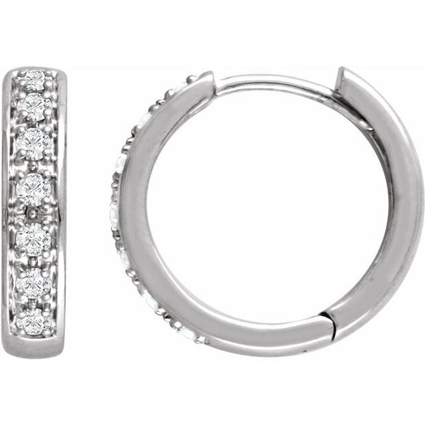 Accented Hoop Earrings