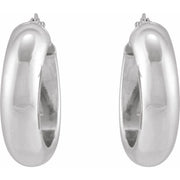 Tube Hoop Earrings