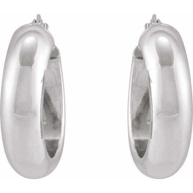 Tube Hoop Earrings