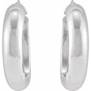Tube Hoop Earrings