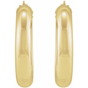 Tube Hoop Earrings