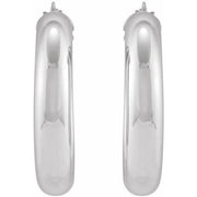 Tube Hoop Earrings