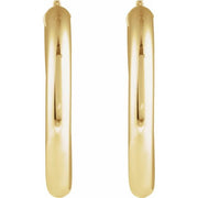 Tube Hoop Earrings